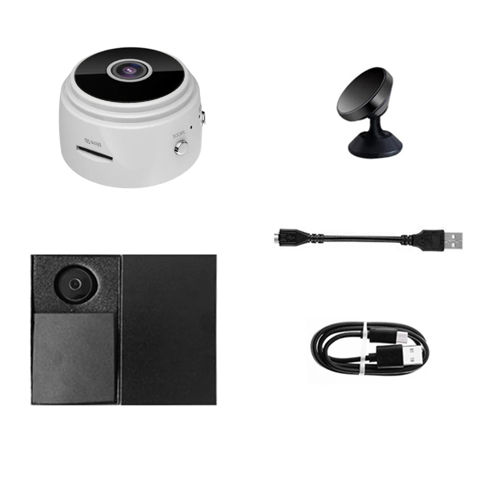 Mini 1080p HD Wireless Camera – Night Vision & Magnetic Security Cam