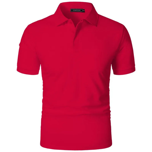 Men’s Breathable Sports Polo – Moisture-Wicking Fit