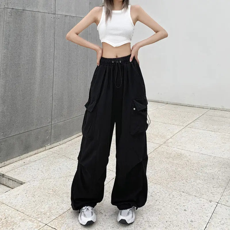 Women’s Baggy Cargo Joggers – Y2K Streetwear Pants