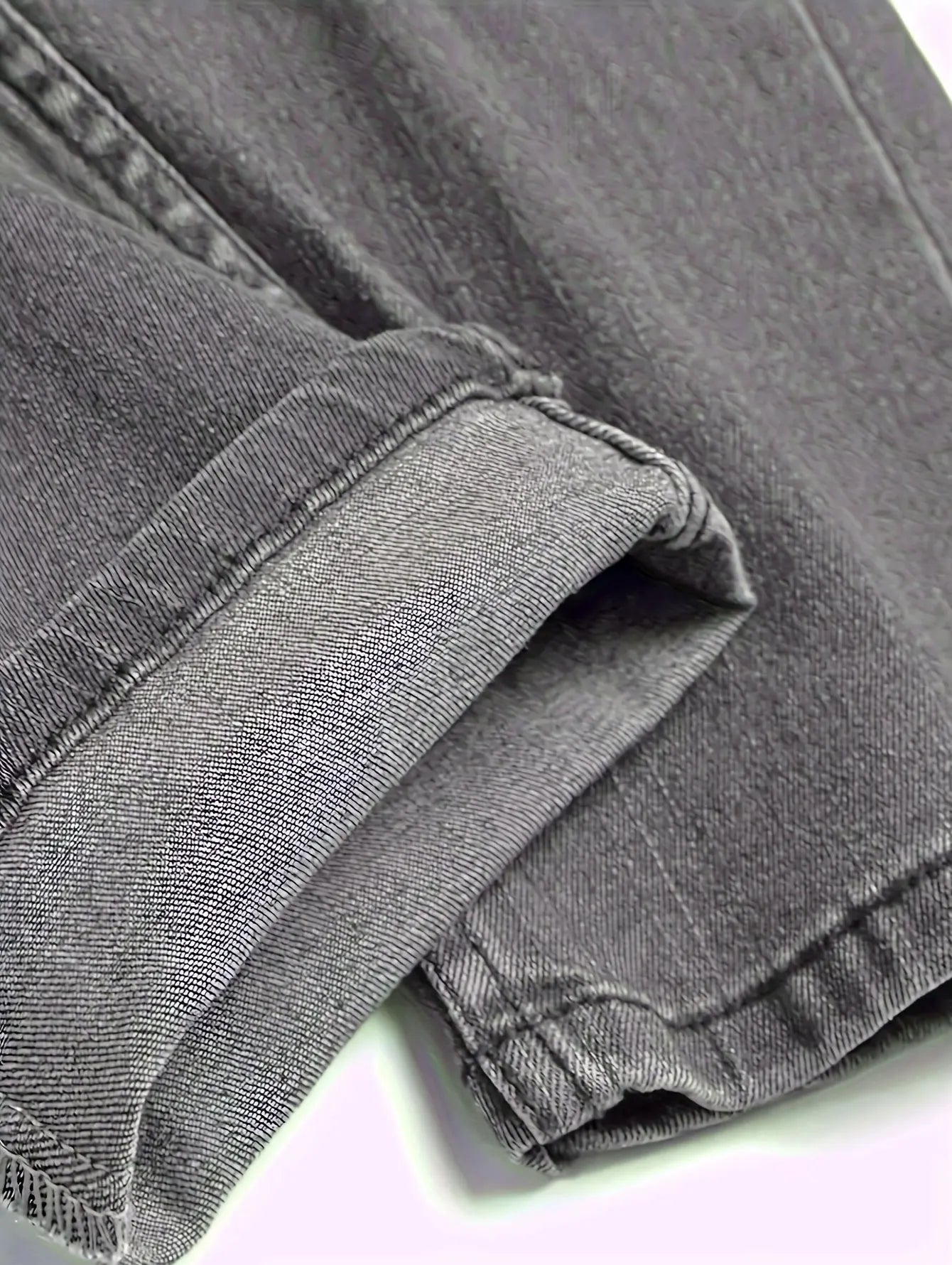 Men’s Classic Straight Jeans – All-Season Regular Fit