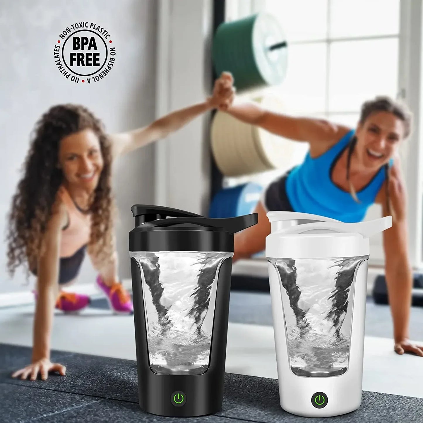 Portable Electric Blender Cup – Protein Shaker Bottle 450ml
