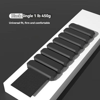 Adjustable Silicone Wrist & Ankle Weights – 450g Unisex Fitness Bands