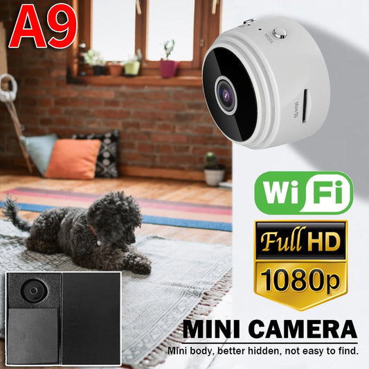 Mini 1080p HD Wireless Camera – Night Vision & Magnetic Security Cam