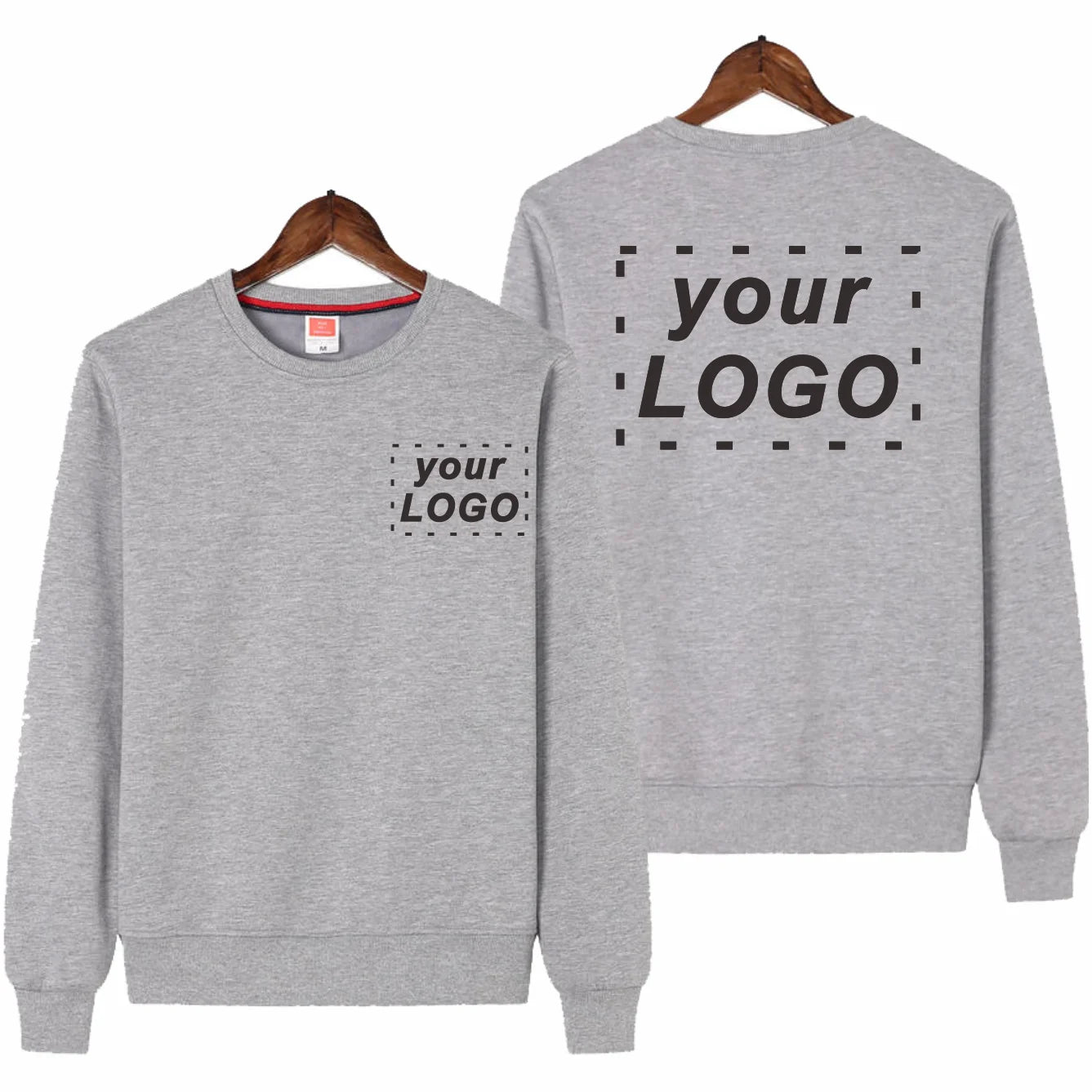 Custom Embroidered Sweatshirt — Warm Winter Pullover