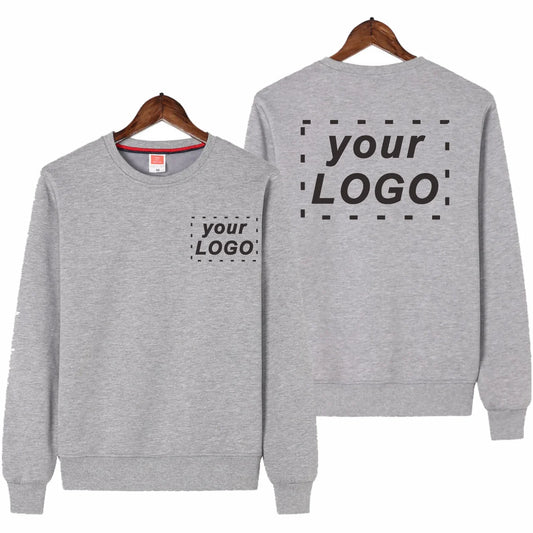 Custom Embroidered Sweatshirt — Warm Winter Pullover