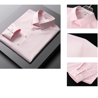 Wrinkle-Free Business Shirt — Elegant Long Sleeve