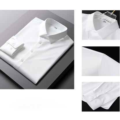 Wrinkle-Free Business Shirt — Elegant Long Sleeve