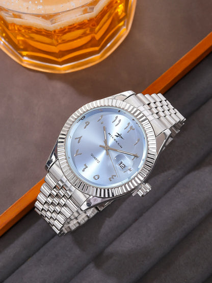 Luxury Quartz Watch — Stainless Steel Business Style