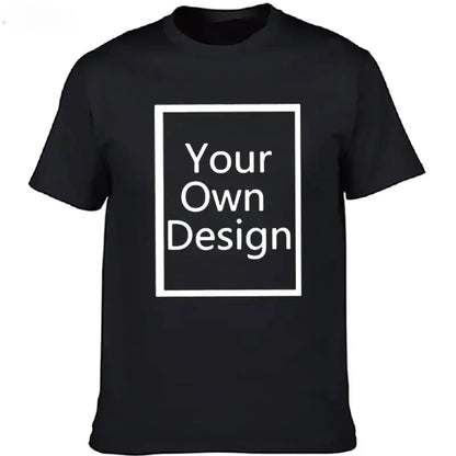 Custom Printed T-Shirt  DIY Photo or Logo T-Shirt  Unisex Custom Print Tee