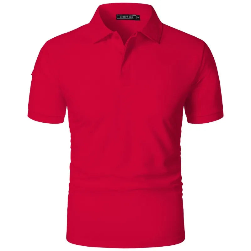 Men’s Breathable Sports Polo – Moisture-Wicking Fit