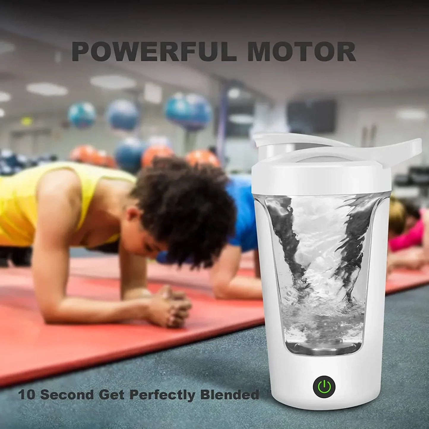 Portable Electric Blender Cup – Protein Shaker Bottle 450ml