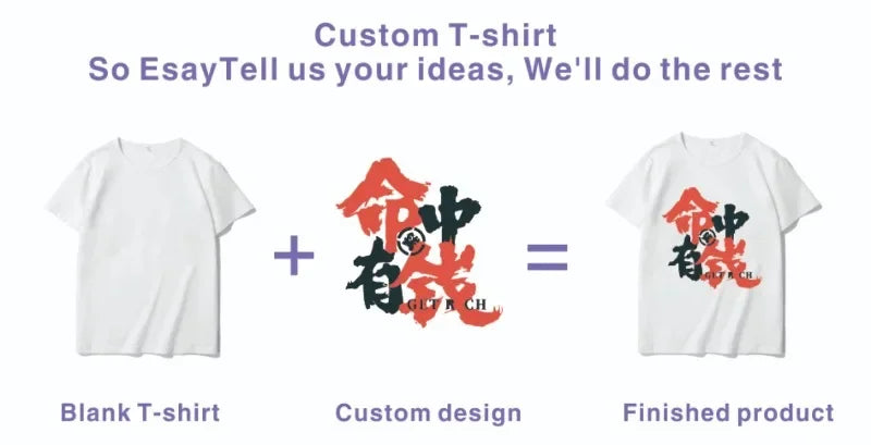 Custom Printed T-Shirt  DIY Photo or Logo T-Shirt  Unisex Custom Print Tee