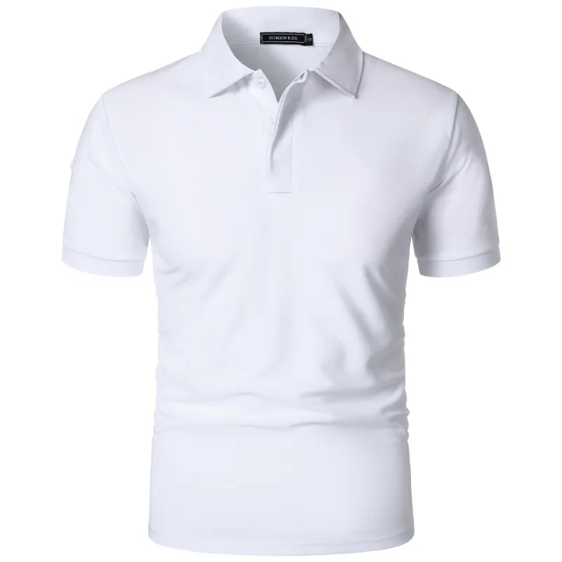 Men’s Breathable Sports Polo – Moisture-Wicking Fit