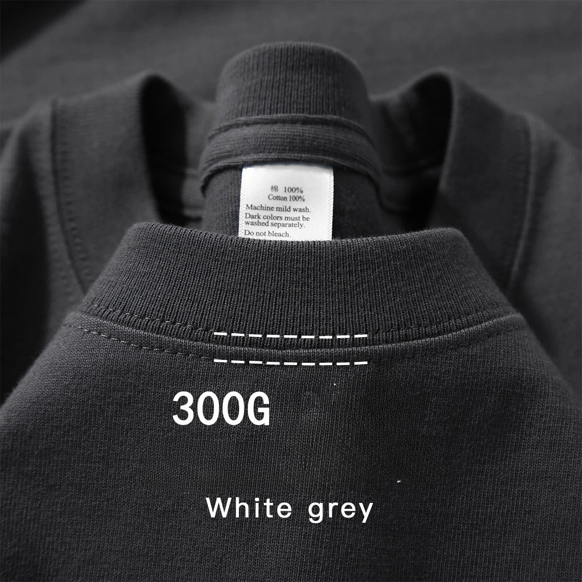 300g Heavyweight Basic Tee — Premium Cotton