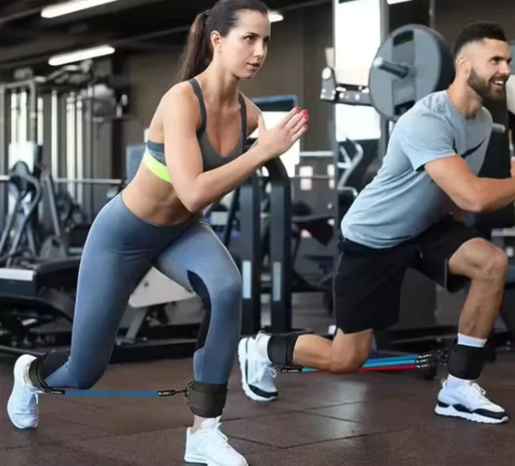 1/2PCS Adjustable D-Ring Ankle Straps – Leg & Glute Training for Adults & Kids