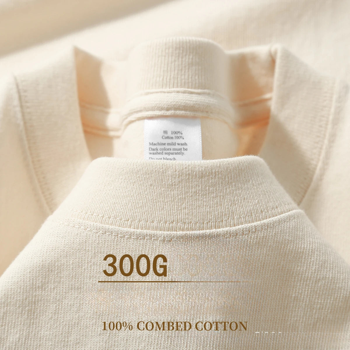 300g Heavyweight Basic Tee — Premium Cotton