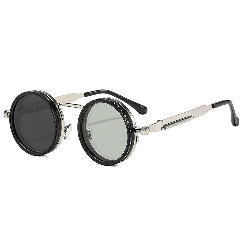 Retro Round Polarized Sunglasses – Adjustable UV400 Shades
