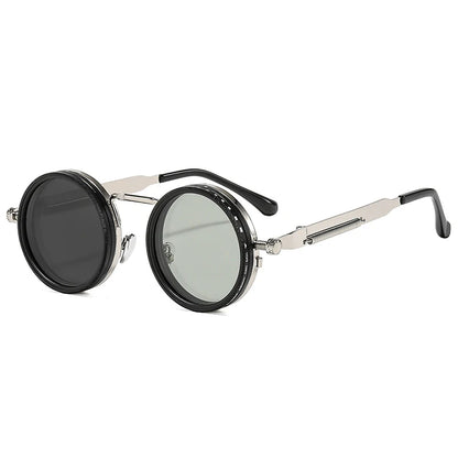 Retro Round Polarized Sunglasses – Adjustable UV400 Shades