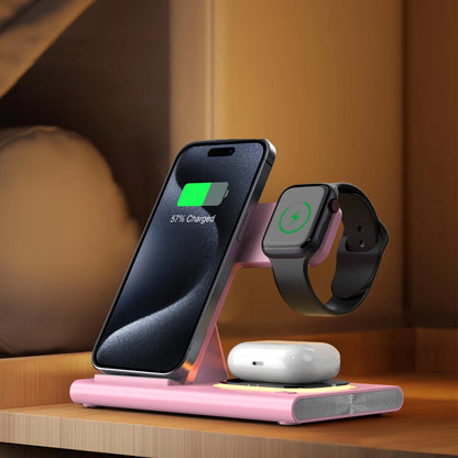 30W 3-in-1 Foldable Fast Charger Stand – iPhone, Watch, AirPods