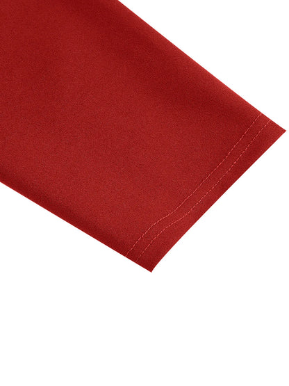 Tonval Bow Neck Pleated Dress  Tonval Vintage Swing Dress