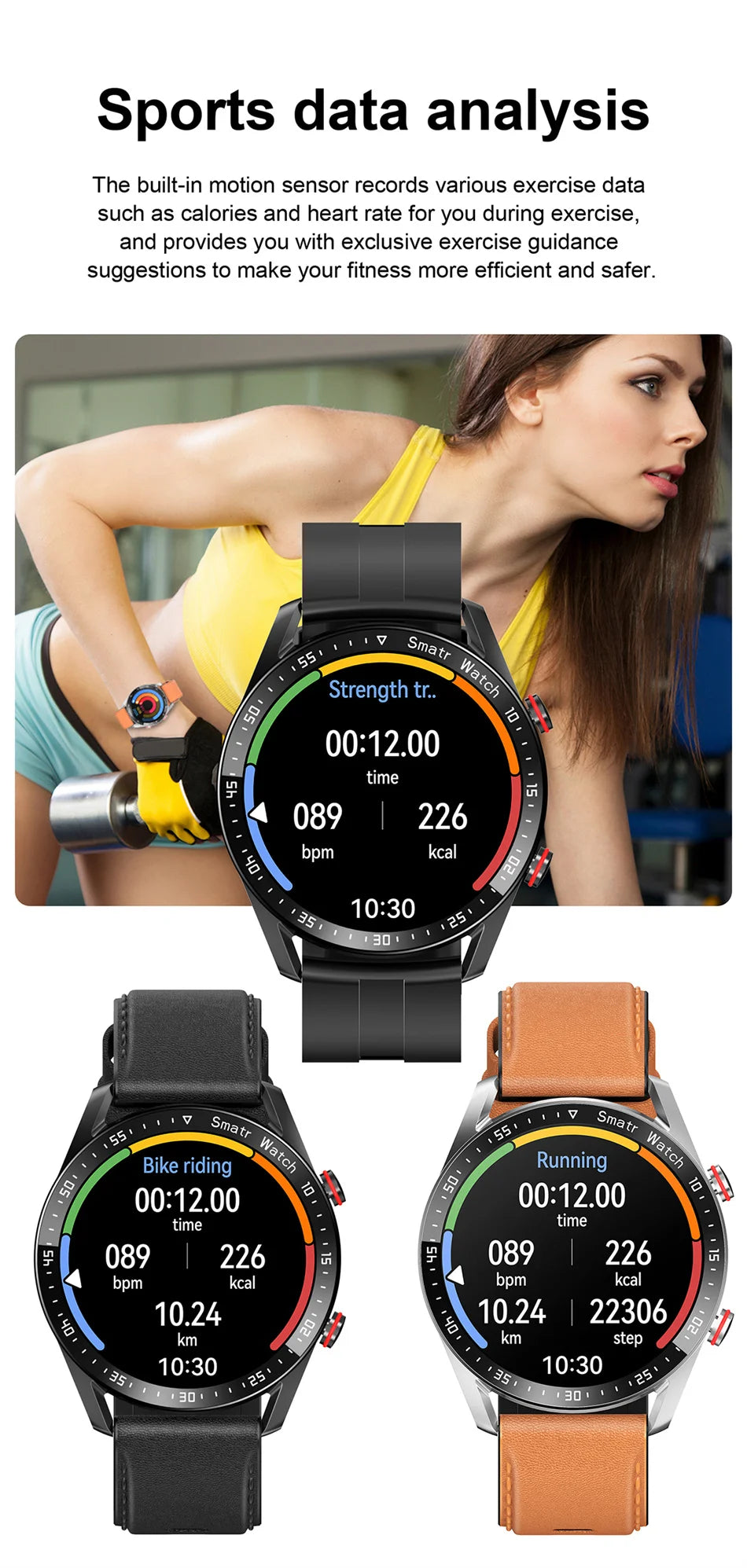 ECG+PPG Smartwatch — Health & Fitness Tracker