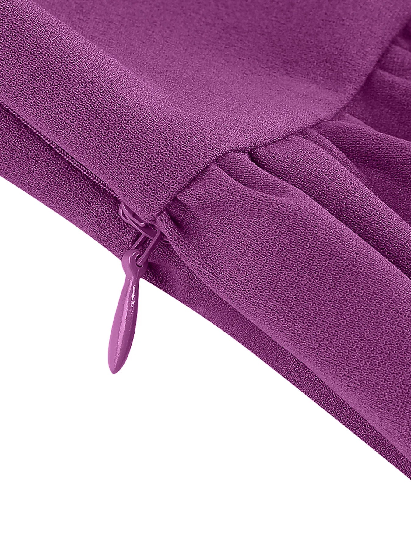 Tonval Bow Neck Pleated Dress  Tonval Vintage Swing Dress