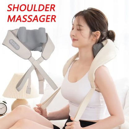 DeepEase 5D | Rechargeable Powerful 5D  Back Neck Should Massager