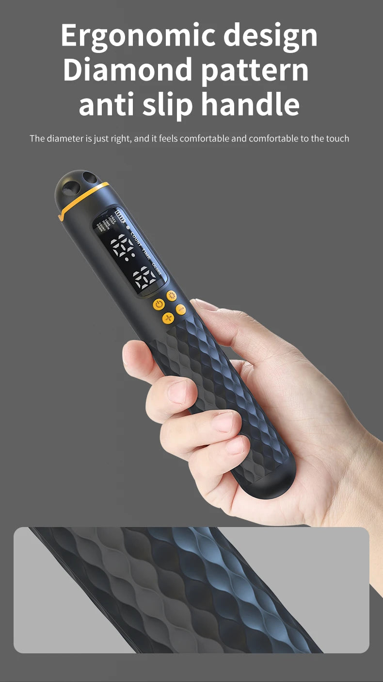 Smart Adjustable Jump Rope with Calorie Counter – Perfect for Fitness