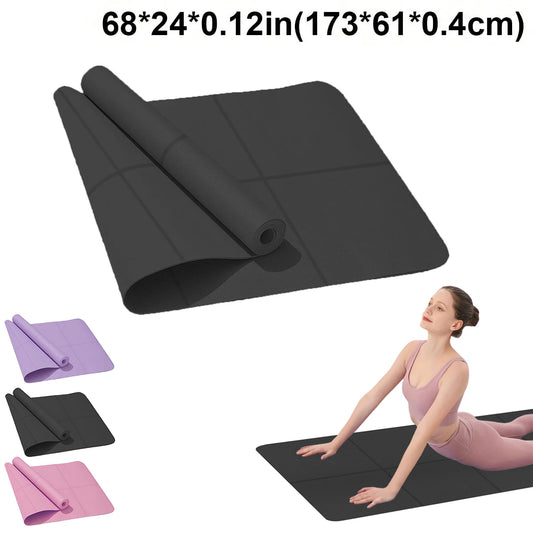 Anti-Skid 4MM EVA Yoga Mat - Perfect for Yoga, Pilates & Exercise