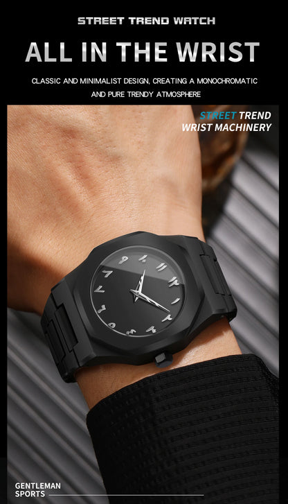 BINBOND Arabic Dial Watch — Minimalist Waterproof Design