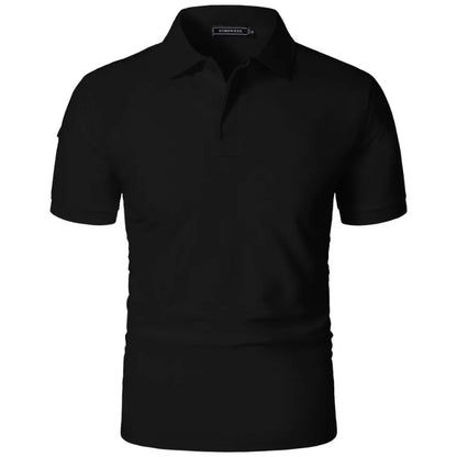 Men’s Breathable Sports Polo – Moisture-Wicking Fit