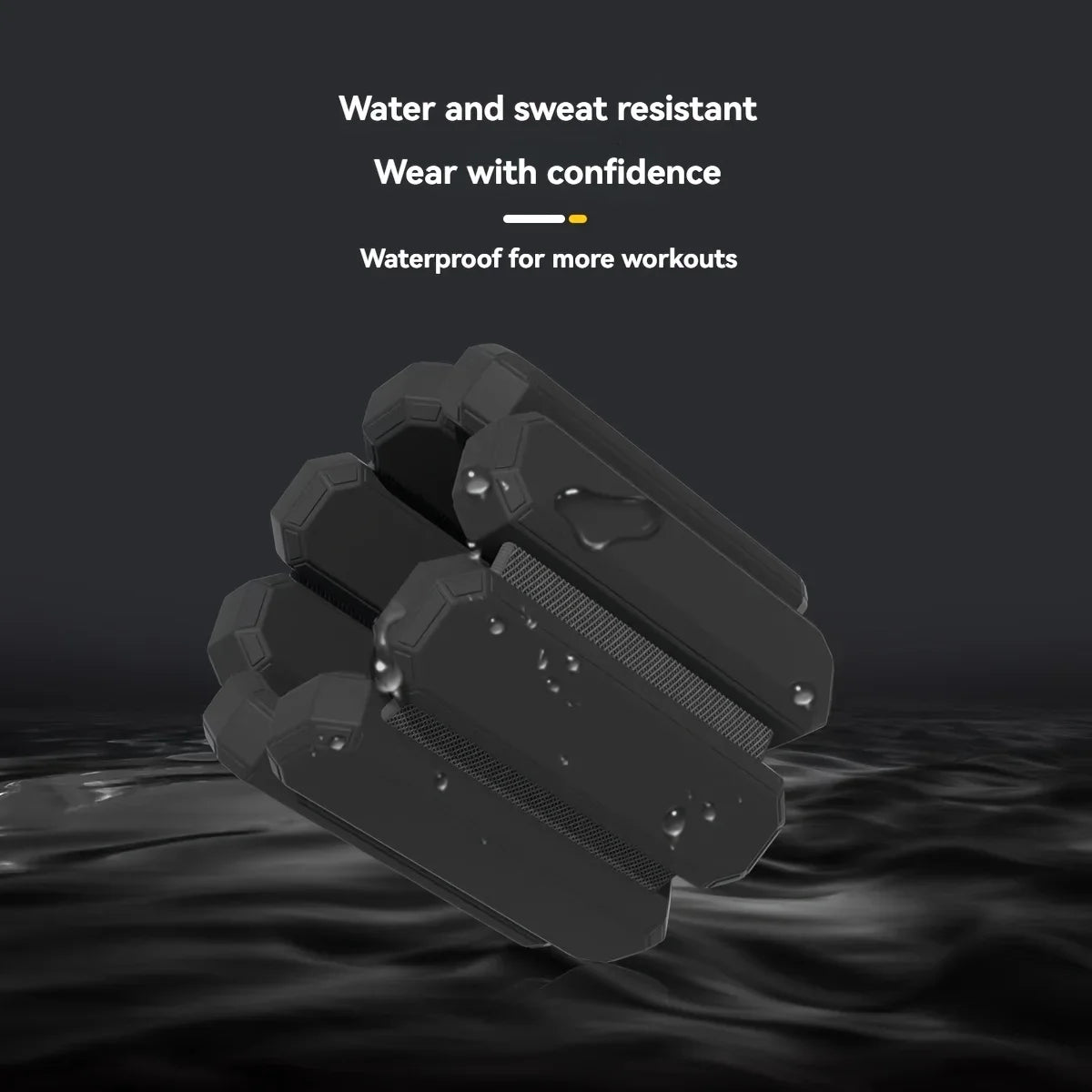 Adjustable Silicone Wrist & Ankle Weights – 450g Unisex Fitness Bands