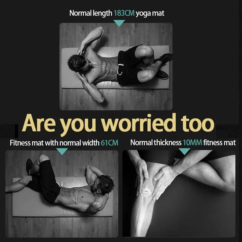 15MM Thicken NBR Yoga Mat - Non-Slip & Durable