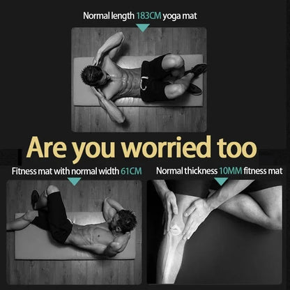 15MM Thicken NBR Yoga Mat - Non-Slip & Durable