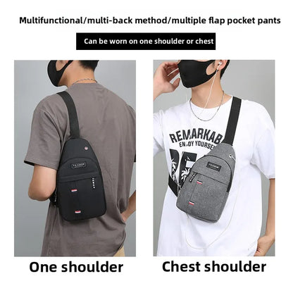 Men’s Waterproof Large-Capacity Fanny Pack – Adjustable Strap for Trave