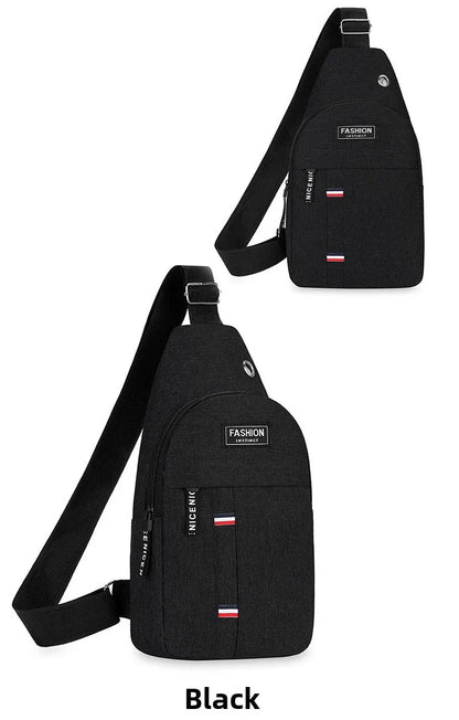 Men’s Waterproof Large-Capacity Fanny Pack – Adjustable Strap for Trave