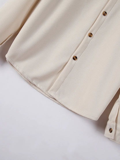 Street Style Two-Piece Suit Set — Casual & Padded