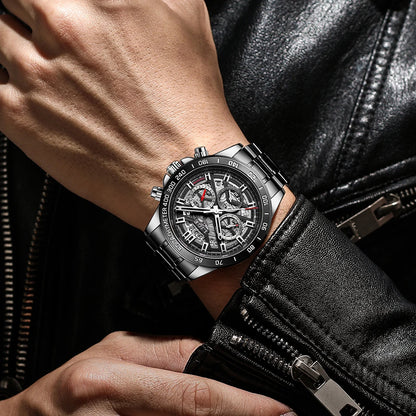 LIGE 2024 Chronograph Watch — Luxury Sport Design