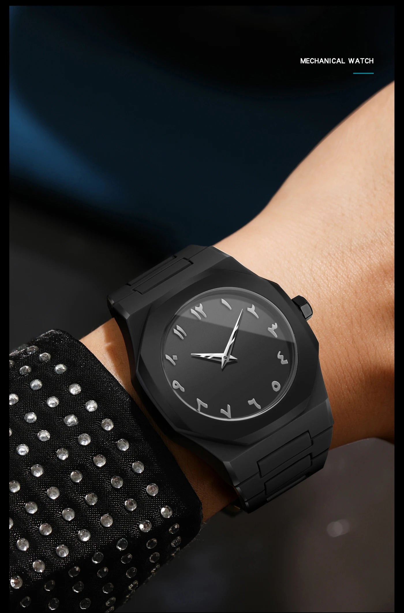 BINBOND Arabic Dial Watch — Minimalist Waterproof Design