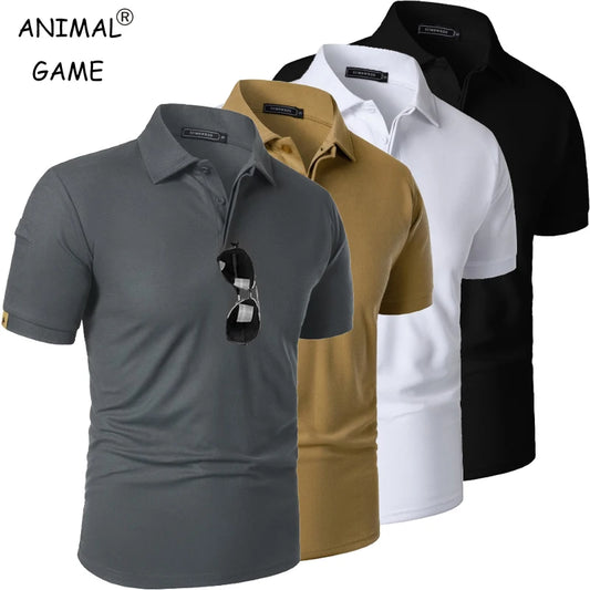 Men’s Breathable Sports Polo – Moisture-Wicking Fit
