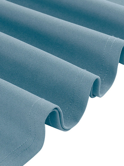 Tonval Bow Neck Pleated Dress  Tonval Vintage Swing Dress