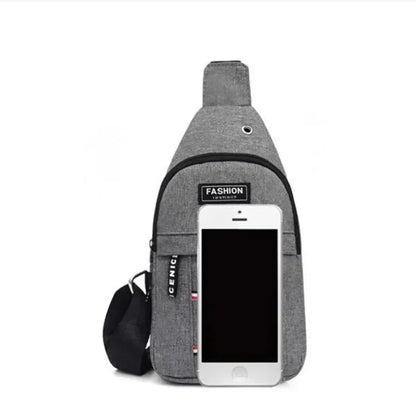 Men’s Waterproof Large-Capacity Fanny Pack – Adjustable Strap for Trave