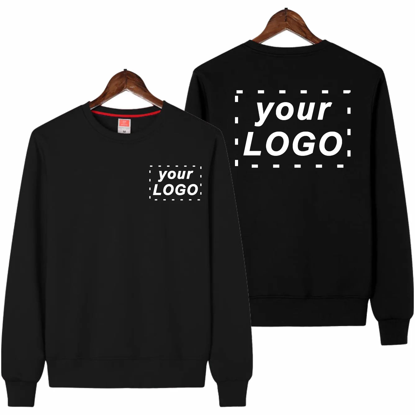 Custom Embroidered Sweatshirt — Warm Winter Pullover