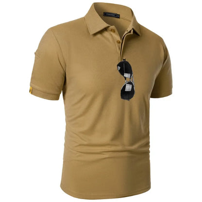 Men’s Breathable Sports Polo – Moisture-Wicking Fit