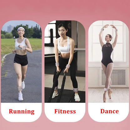 Adjustable Ankle & Wrist Weights – Perfect for Yoga, Gym, Running