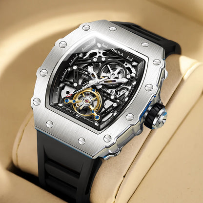 ONOLA Square Automatic Watch — Waterproof & Luminous