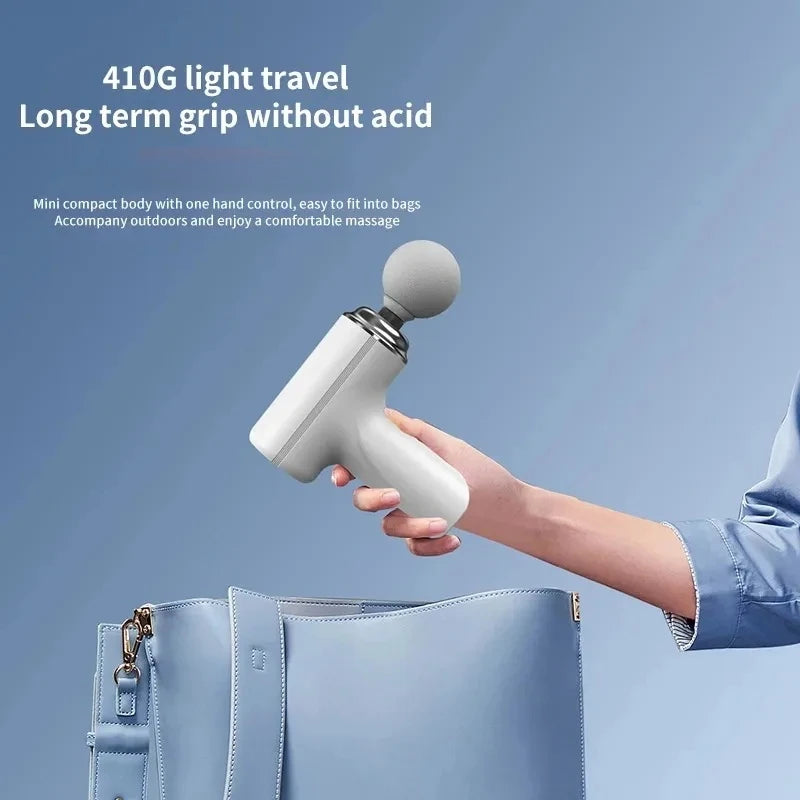 Electric Fascia Massage Gun | Wireless Muscle Relaxation Mini Massager