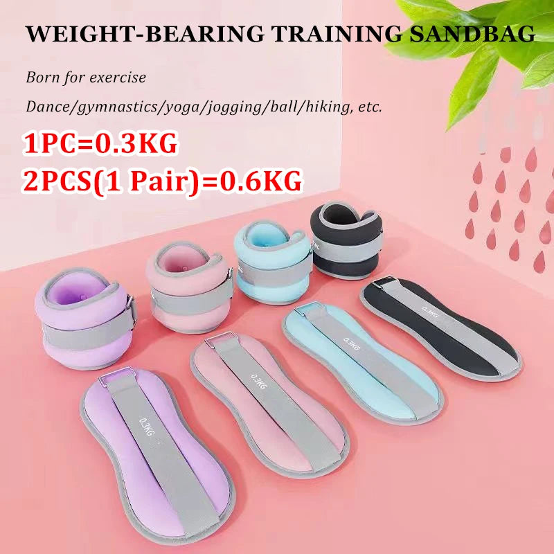 Adjustable Ankle & Wrist Weights – Perfect for Yoga, Gym, Running