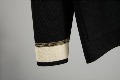 2025 Autumn/Winter Knitted 2-Piece Set – Long Sleeve Cardigan & Wide Leg Pants