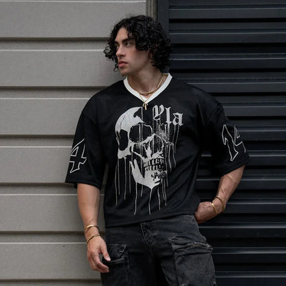 YA Oversized Mesh Tee — Quick Dry & Breathable